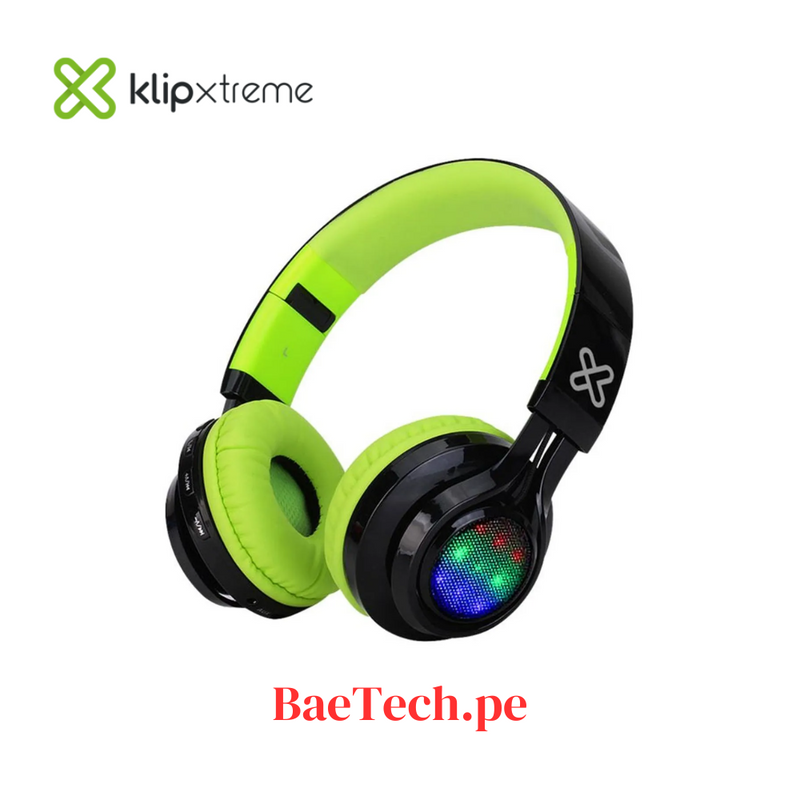 Auriculares Bluetooth Klip Xtreme Khs-659 Verde con Negro