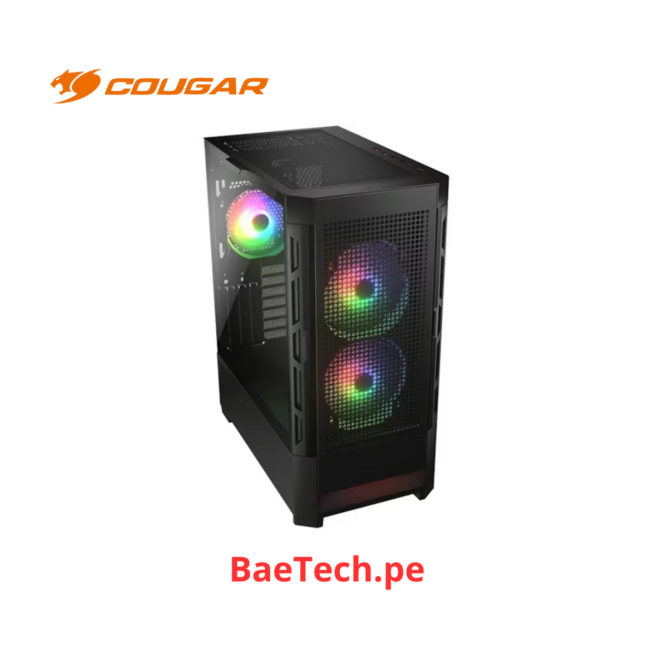 CASE COUGAR DUOFACE RGB MID TOWER NEGRO VIDRIO TEMPLADO 385ZD10.0001