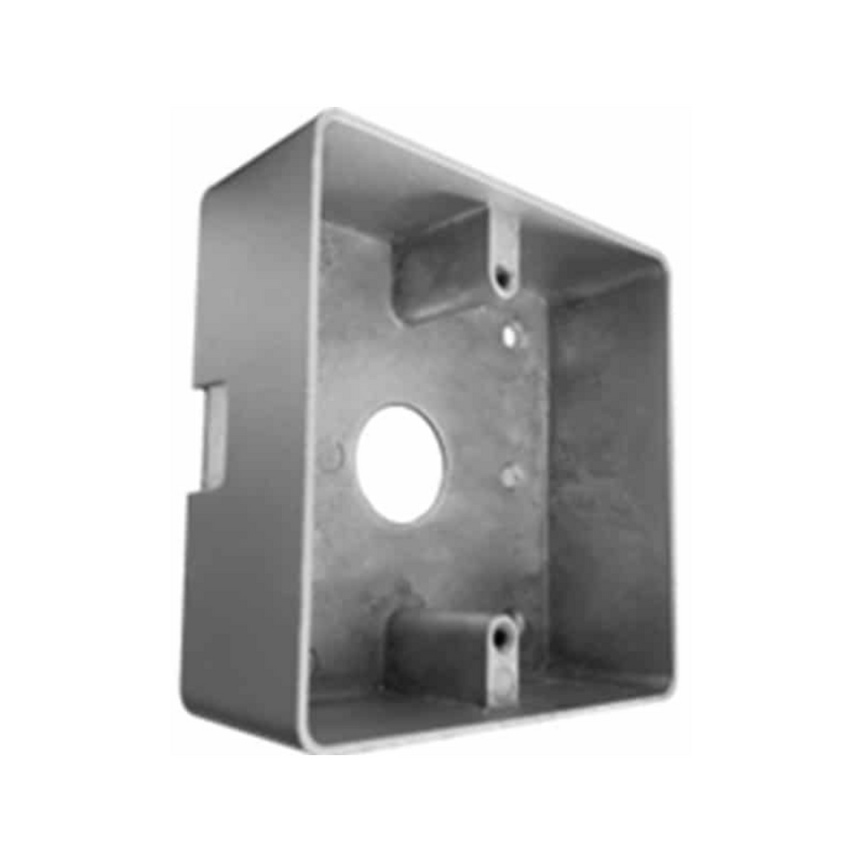 ZKTECO ED101 - CAJA METALICA CUADRADA PARA BOTON EB Y TLEB