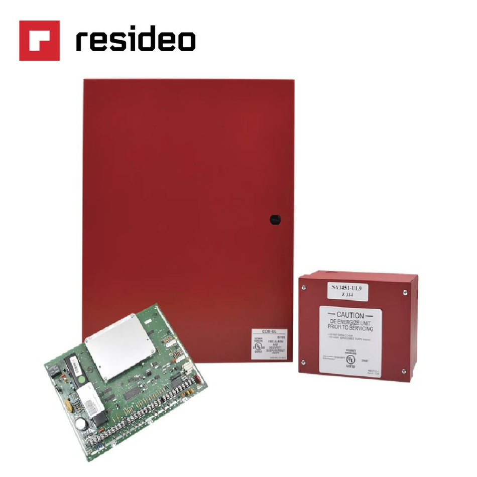 HONEYWELL RESIDEO VISTA128FBPT Panel hibrido de incendio e intrusión hasta 128 zonas cableadas o inalámbricas