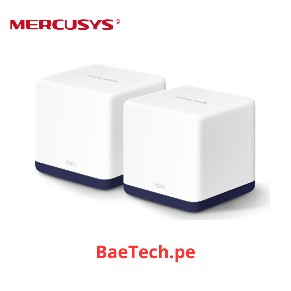 MERCUSYS HALO H50G(2-PACK) - SISTEMA WI-FI MESH AC1900 DE DOBLE BANDA HASTA 1900MBPS 03X10/100/1000
