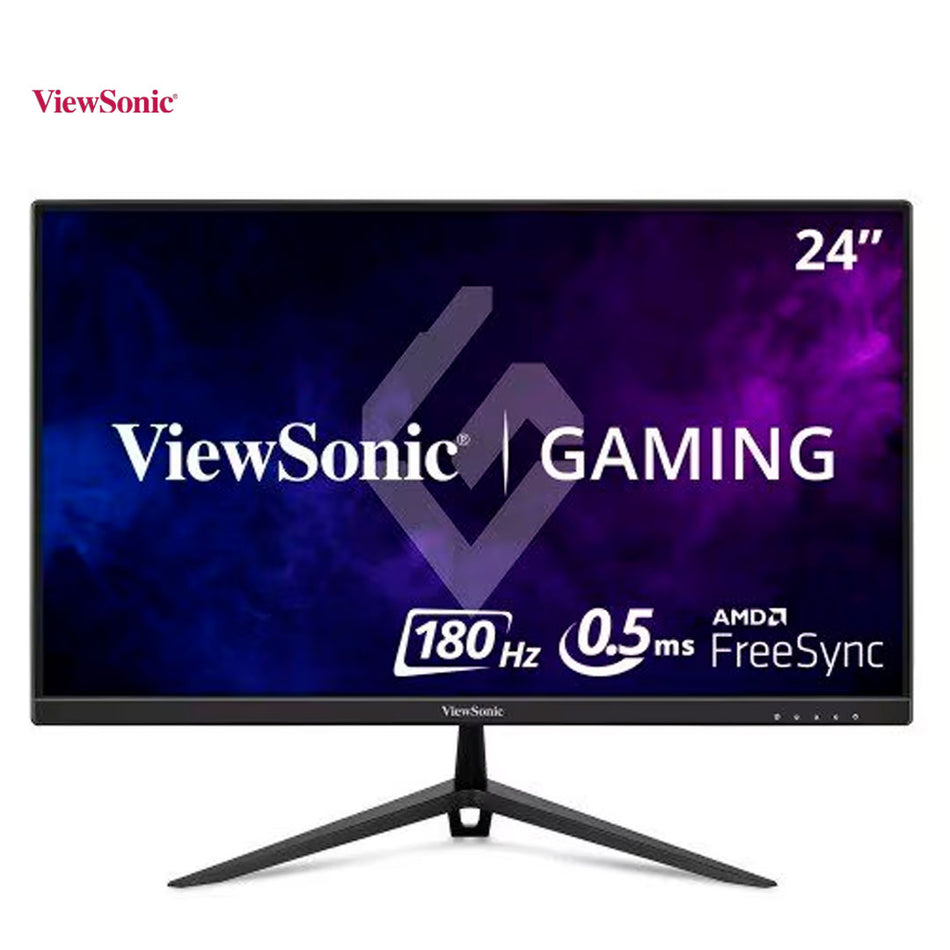 Monitor ViewSonic de 24" 1080p 180Hz 0,5ms para juegos con FreeSync | VX2428A