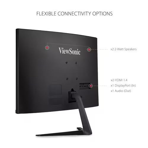 Monitor LED ViewSonic OMNI VX3218-PC-MHD 32" Class Full HD Pantalla curva 16:9
