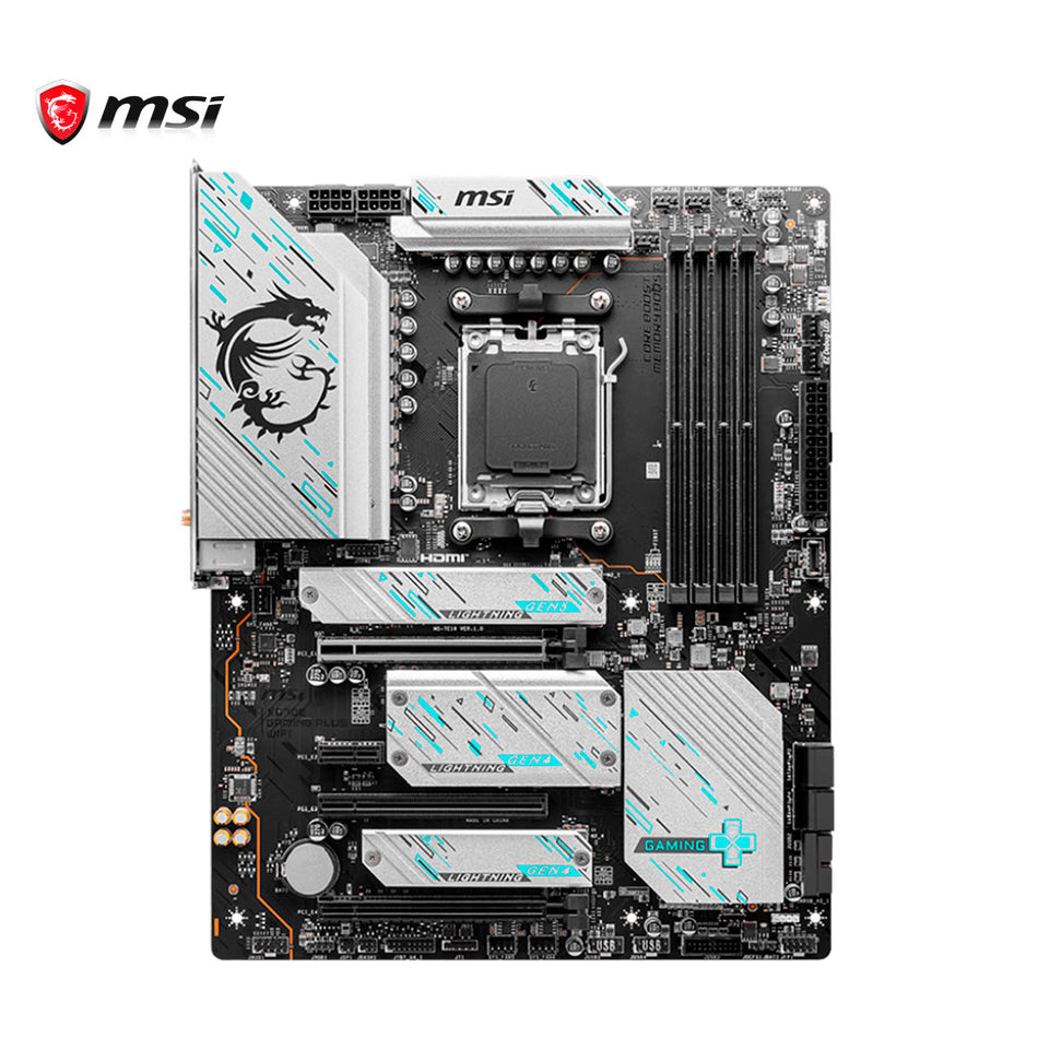 Placa base MSI X670E GAMING PLUS WIFI, Chipset AMD X670E, Zócalo AMD AM5, ATX