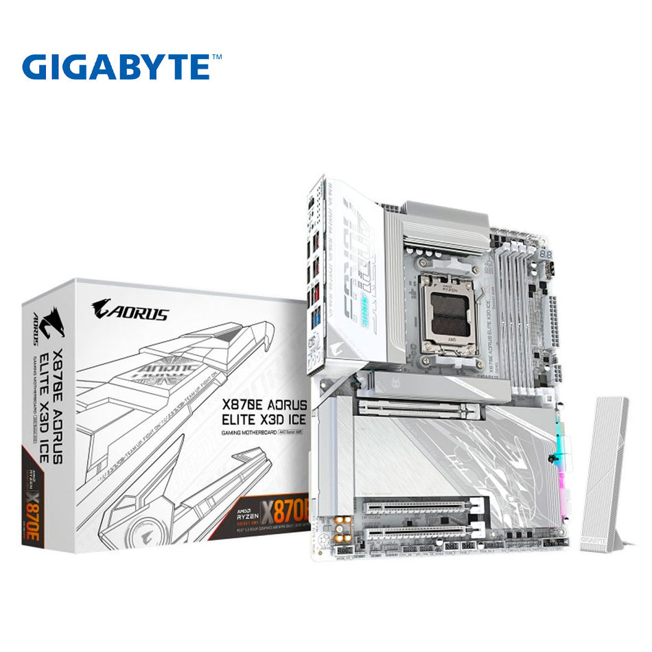 Placa base Gigabyte X870E AORUS ELITE X3D ICE, AM5, DDR5