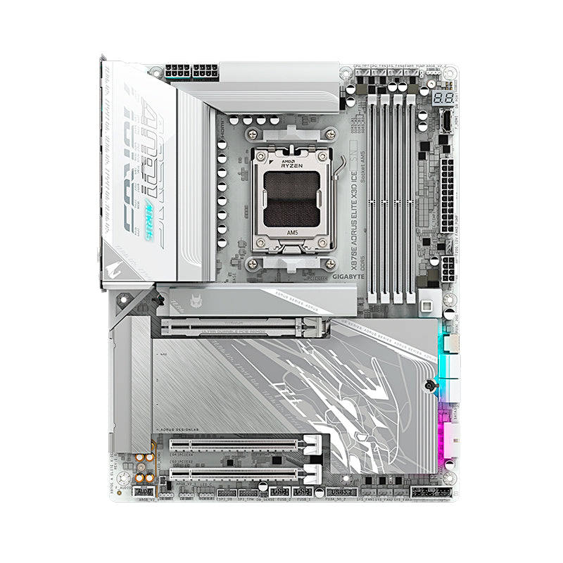 Placa base Gigabyte X870E AORUS ELITE X3D ICE, AM5, DDR5