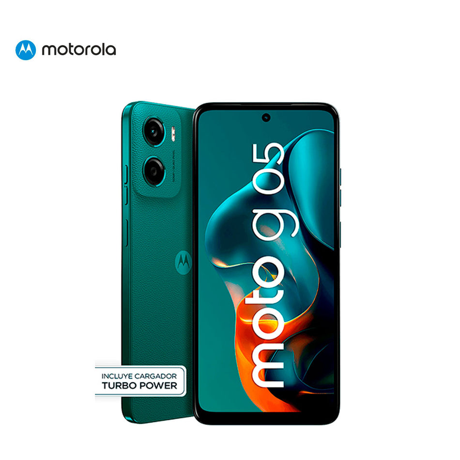 Celular Motorola moto g05, Pantalla: 6.7"/LCD/HD+/90Hz, SO: Android 15, Color Verde