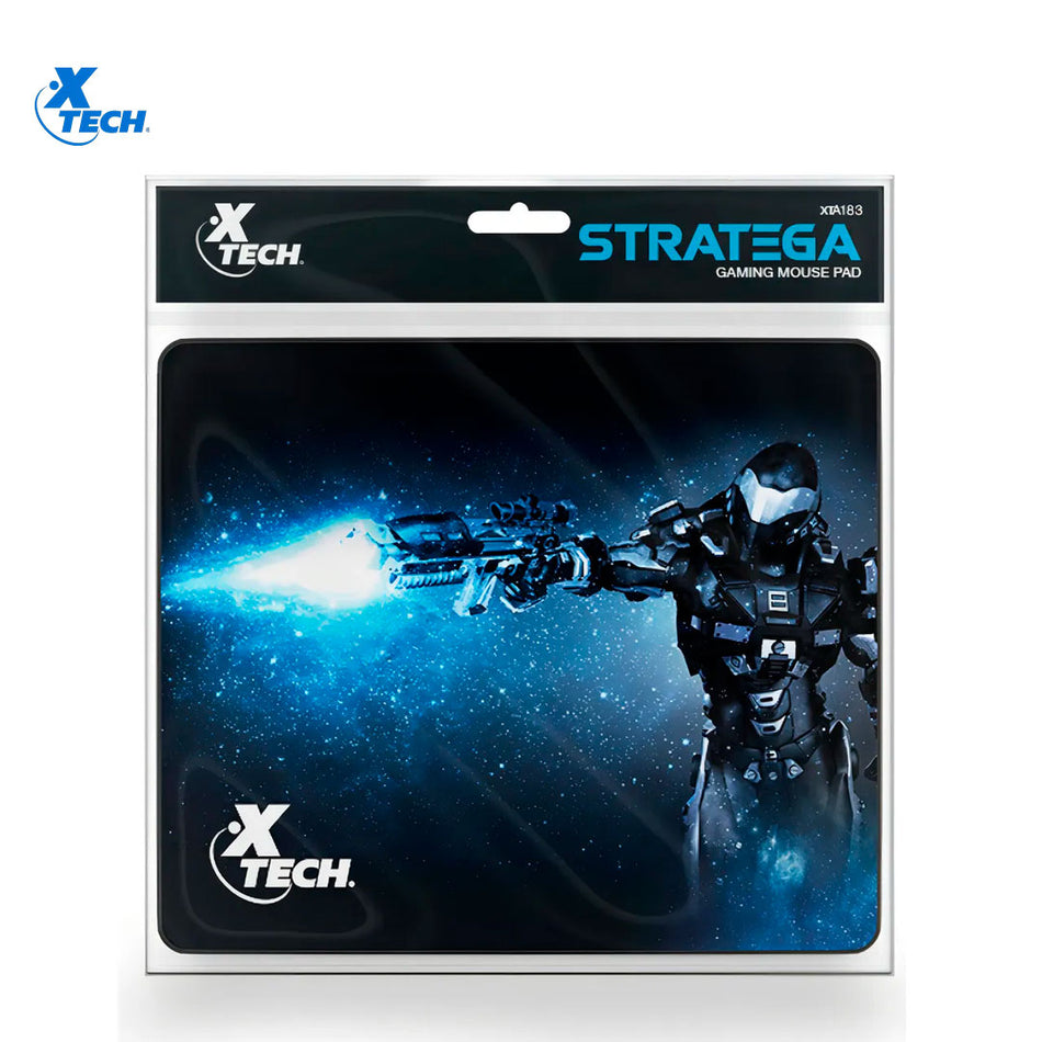 XTECH XTA-183 MOUSE PAD GAMER STRATEGA POLIESTER BASE GOMA