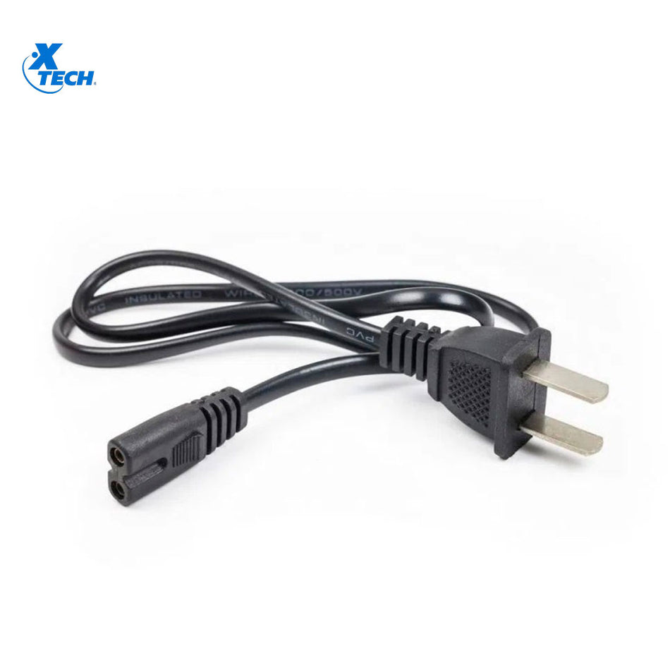 Xtech XTC110 Cable de alimentación, NEMA de 2 clavijas a hembra de 2 ranuras