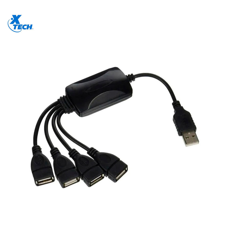 Xtech XTC-320 Concentrador USB 2.0 de 4 puertos