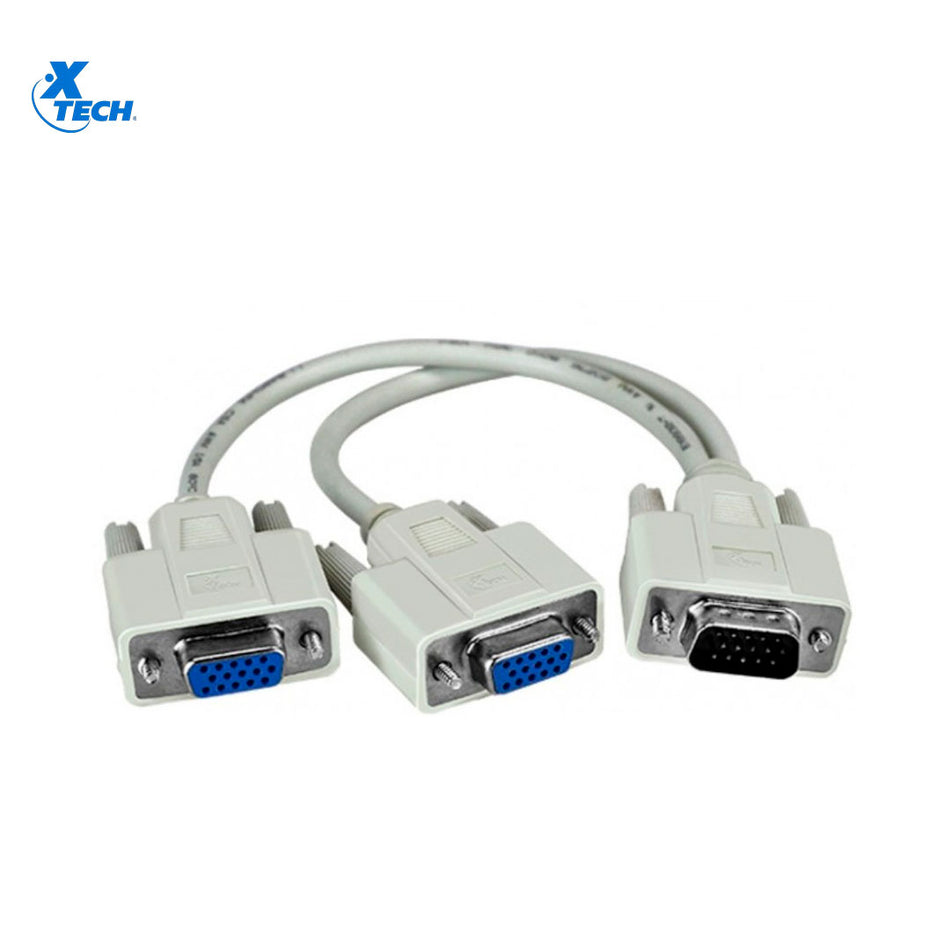 Xtech XTC-325 Conector múltiple VGA macho a hembra