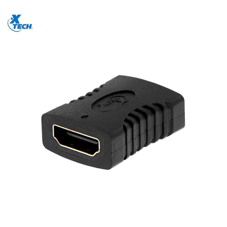 Adaptador Xtech XTC333 con conector HDMI hembra a hembra