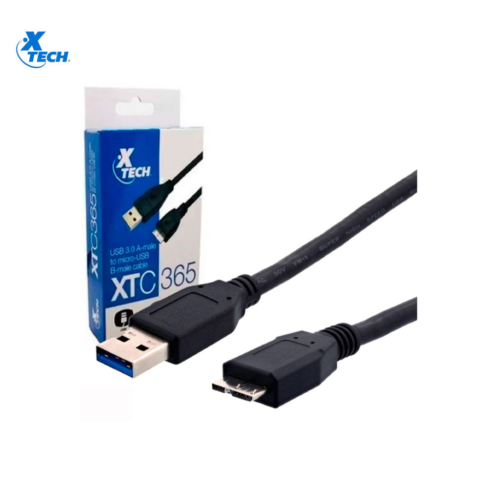 Xtech XTC-365 Cable USB 3.0 macho A a micro-USB macho B
