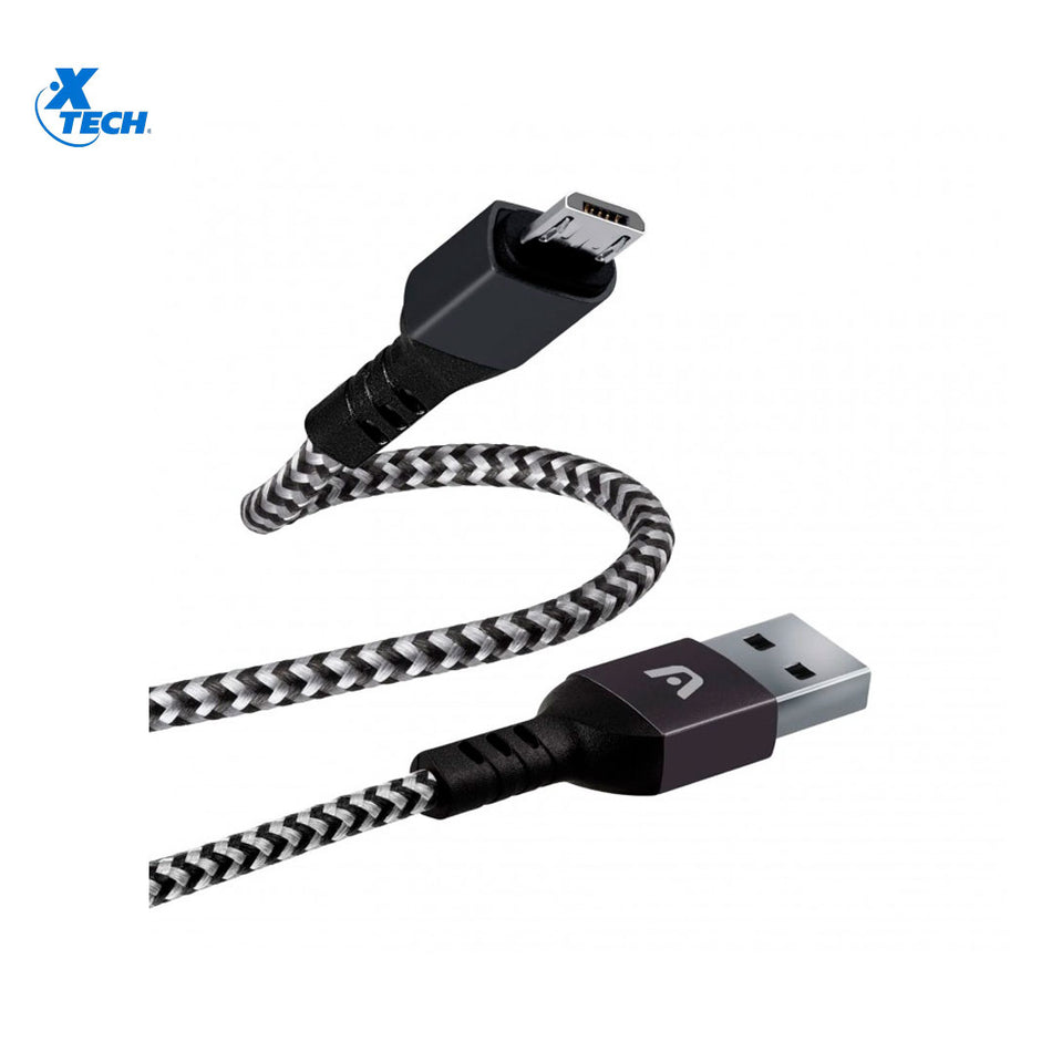 Xtech XTC-366 Cable trenzado USB 2.0 macho A a micro-USB macho B