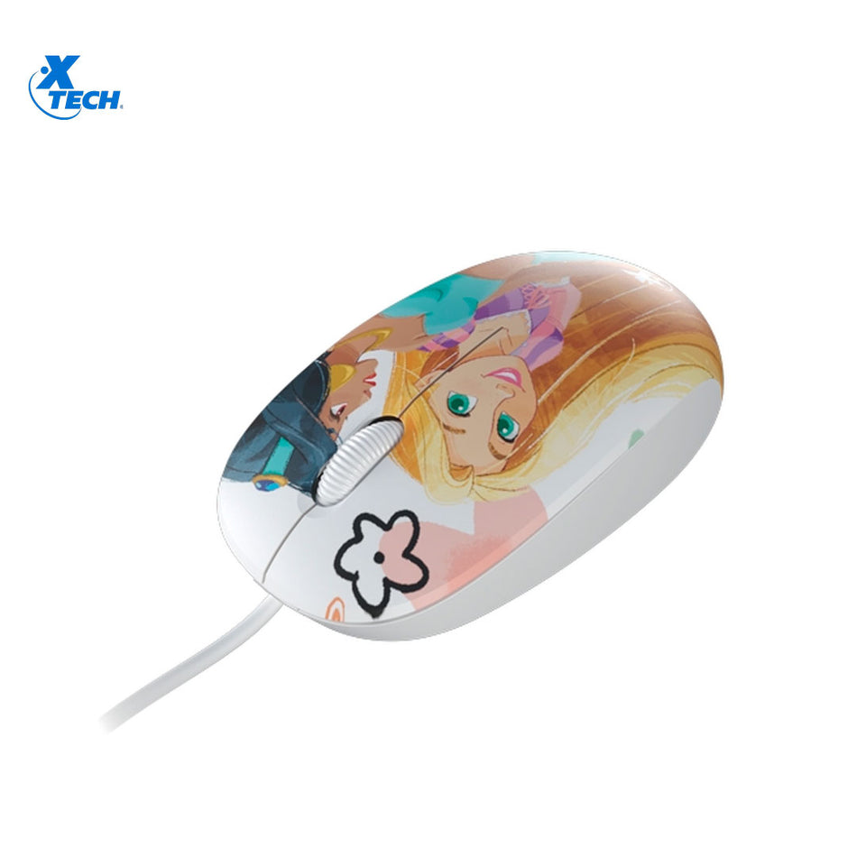 Xtech XTM-D406PS Mouse con cable Edición Disney Princesa