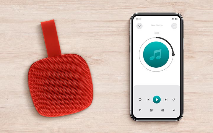 PARLANTE BLUETOOTH XTECH HENDRIX XTS-614 CORAL - ROJO