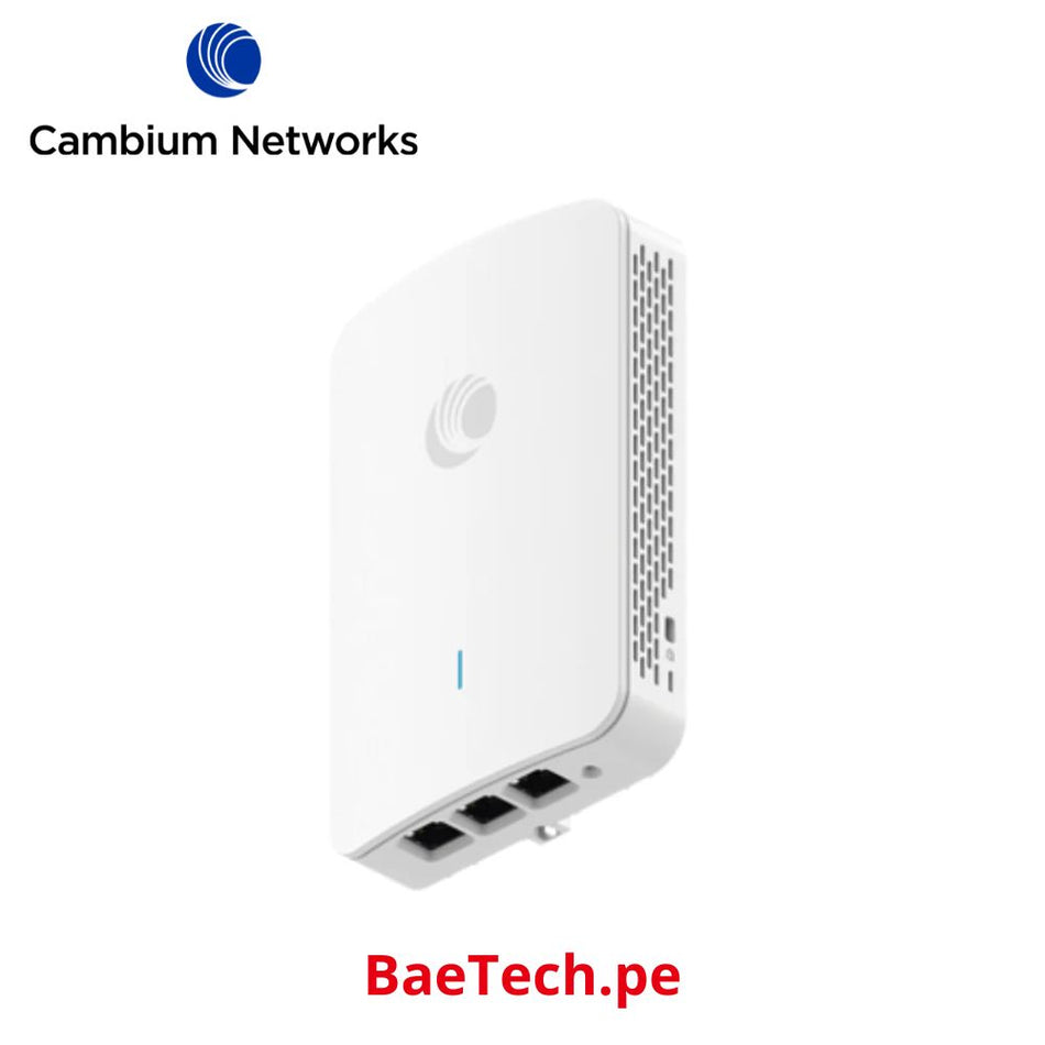CAMBIUM NETWORKS XV2-22H Access Point Placa De Pared Dual Radio Wifi 6, 2X2, 3 X GBE, Salida PoE 48V, BLE/ZIGBEE. RW