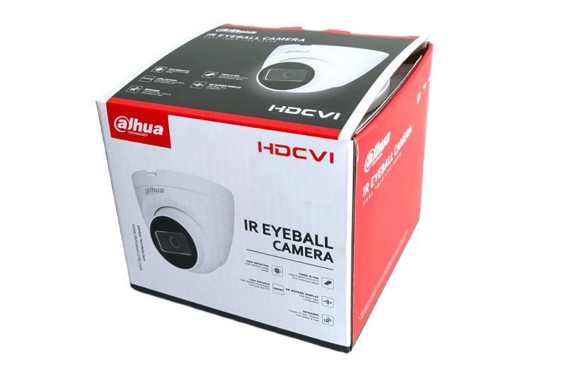 DAHUA DH-HAC-HDW1500TRQN-A Cámara de vigilancia HDCVI Domo 5MP Lente 2.8mm. Visión nocturna IR 25m con micrófono. Carcasa plastica