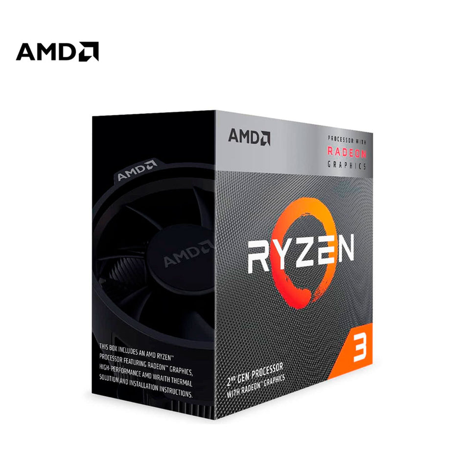 Procesador AMD Ryzen 3 3200G, 3.60GHz, 4MB L3, 4 Core, AM4, 14nm, 65 W