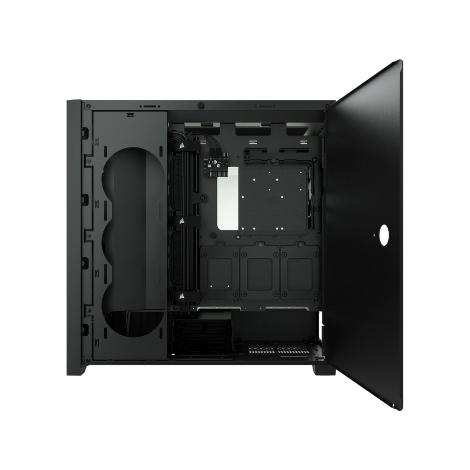 CASE CORSAIR ICUE 5000D AIRFLOW NEGRO, FAN X 2, SIN FUENTE, VIDRIO TEMPLADO CC-9011210-WW