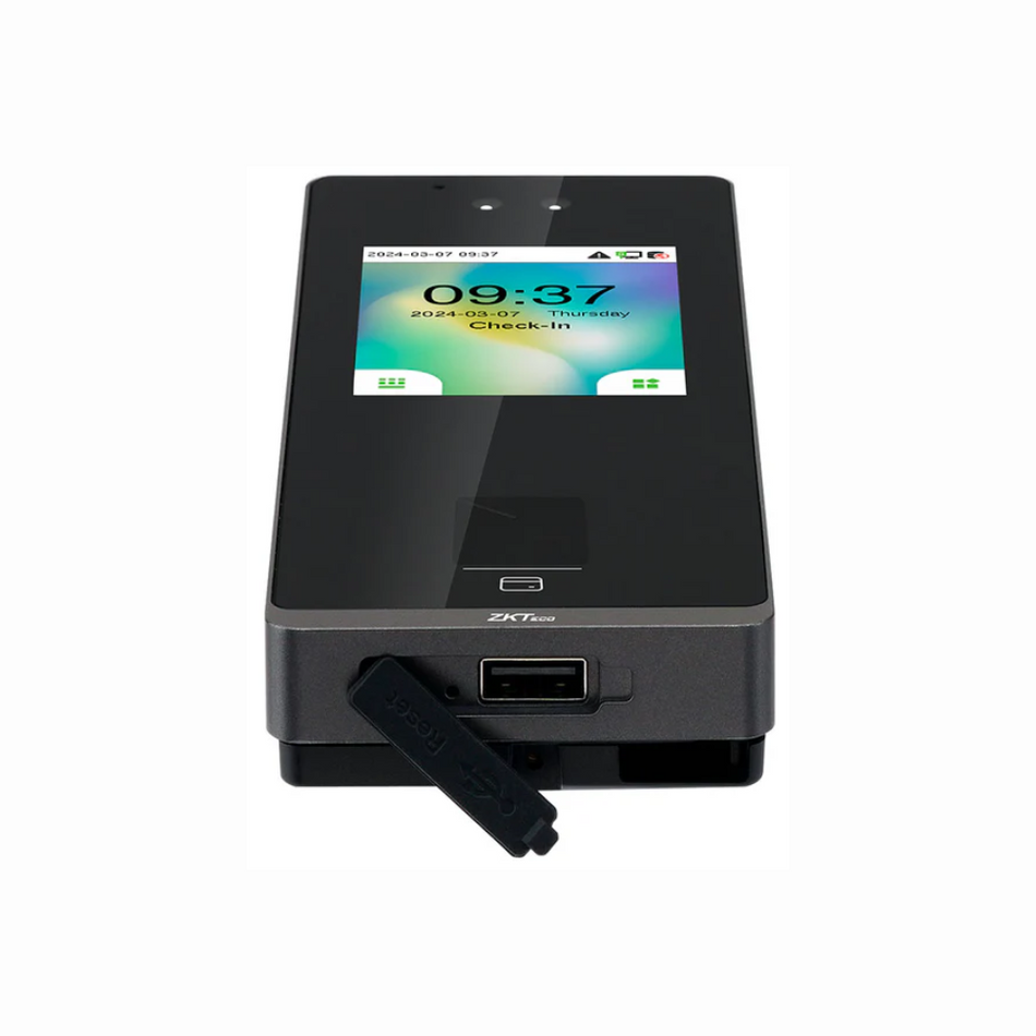 ZKTECO ZK-SENSEFACE 3A CONTROL DE ACCESO FACIAL 3K ROSTROS 6K TARJETAS 6K USUARIOS 150K EVENTOS