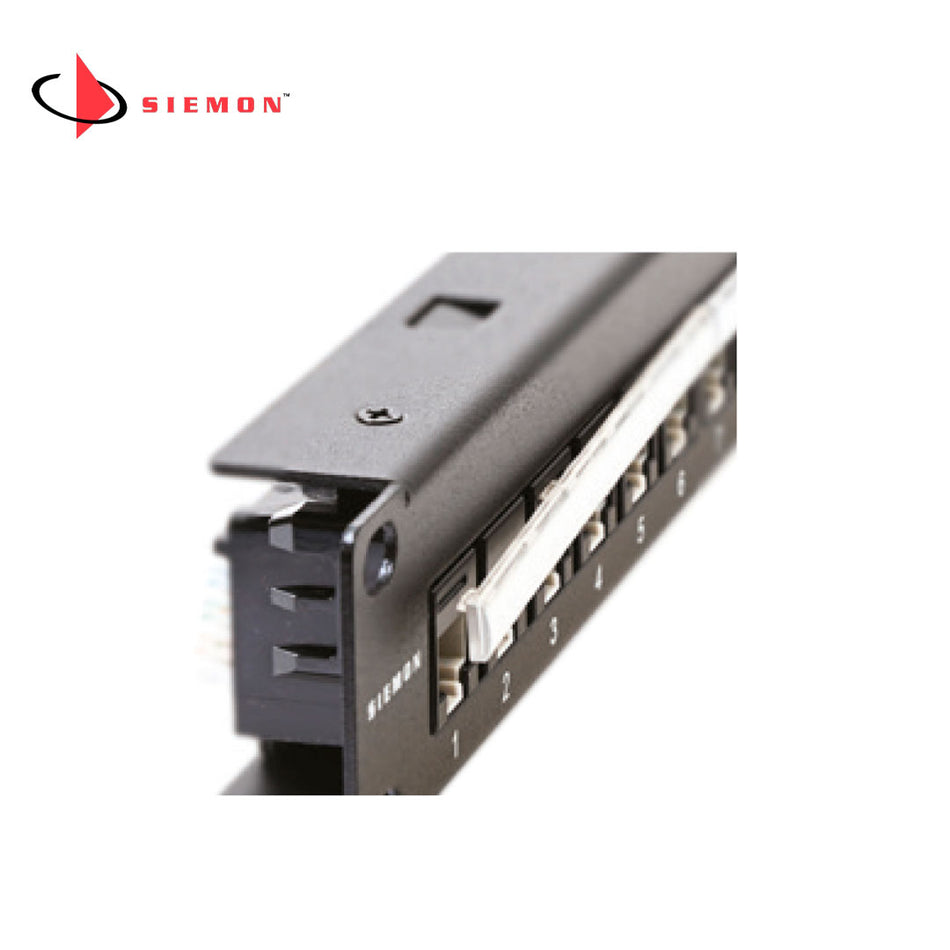 SIEMON Z-PNL-PS Porta Etiquetas, de Patch Panel, Z-MAX/UltraMAX, (Pk x 25 tubos,6 puertos)