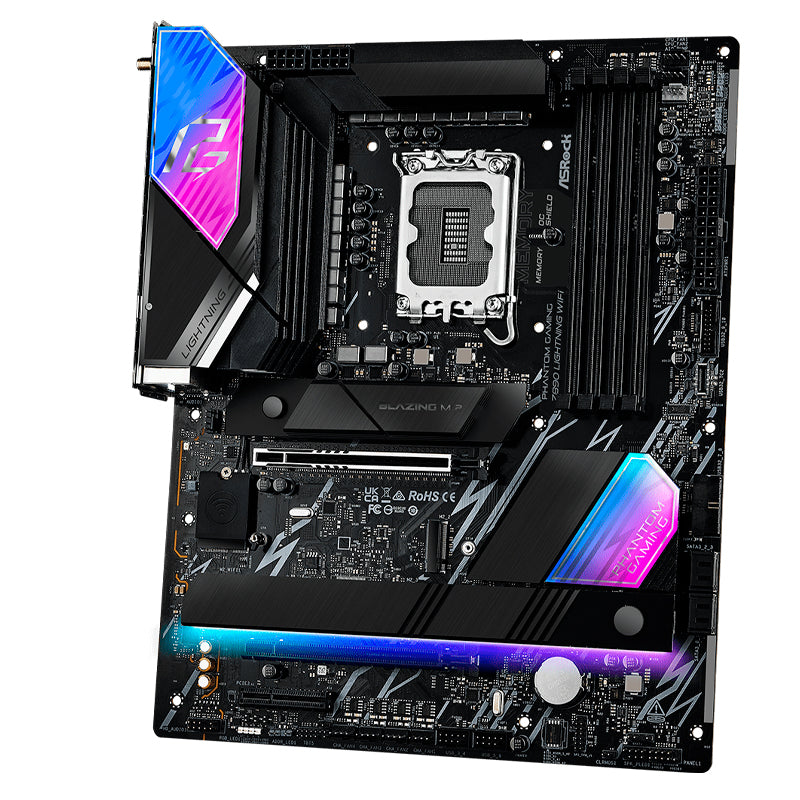 Placa base ASROCK Z890 Lightning WiFi, chipset Intel Z890, LGA 1851, HDMI, ATX