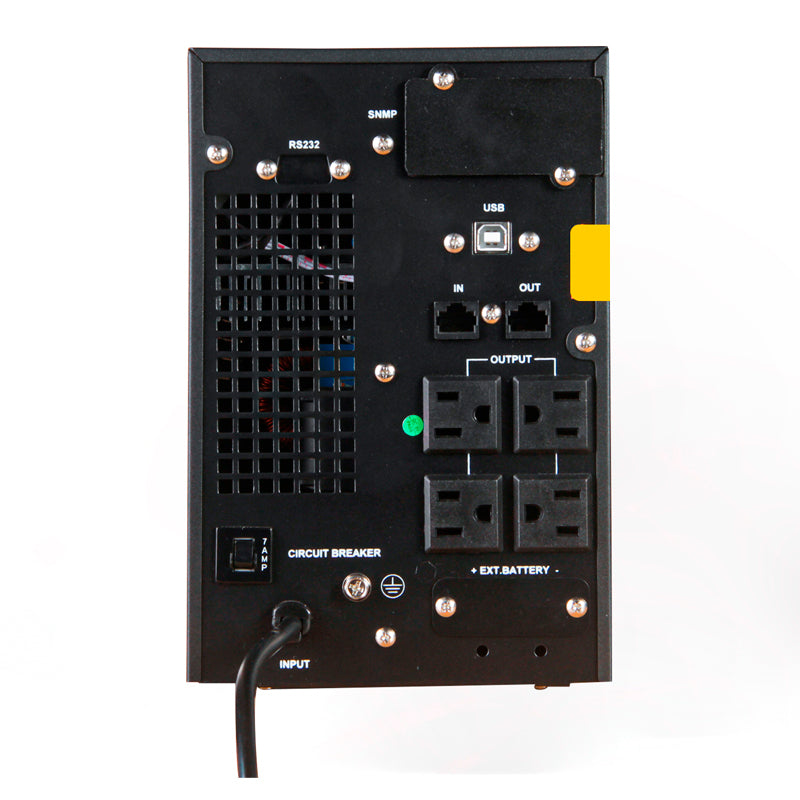 UPS Elise Fase Online Serie Zen 1000VA / 900W / 4 tomas de salida NEMA 5-15 / RS232 / USB.
