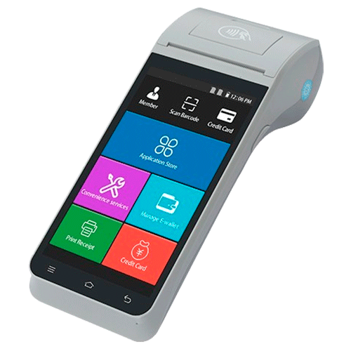 ZKTECO ZKH300 TERMINAL TODO EN UNO PARA PUNTO DE VENTA PORTATIL ANDROID 9.0 | LCD 5.5" | 4G/BT/WIFI