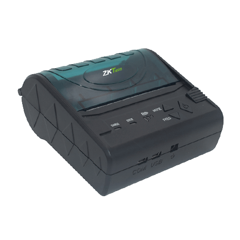 ZKTECO ZKP8003 - IMPRESORA TICKETERA TERMICA PORTATIL de 80mm | USB + RS232 + Bluetooth4.0 (el cable USB es estándar)