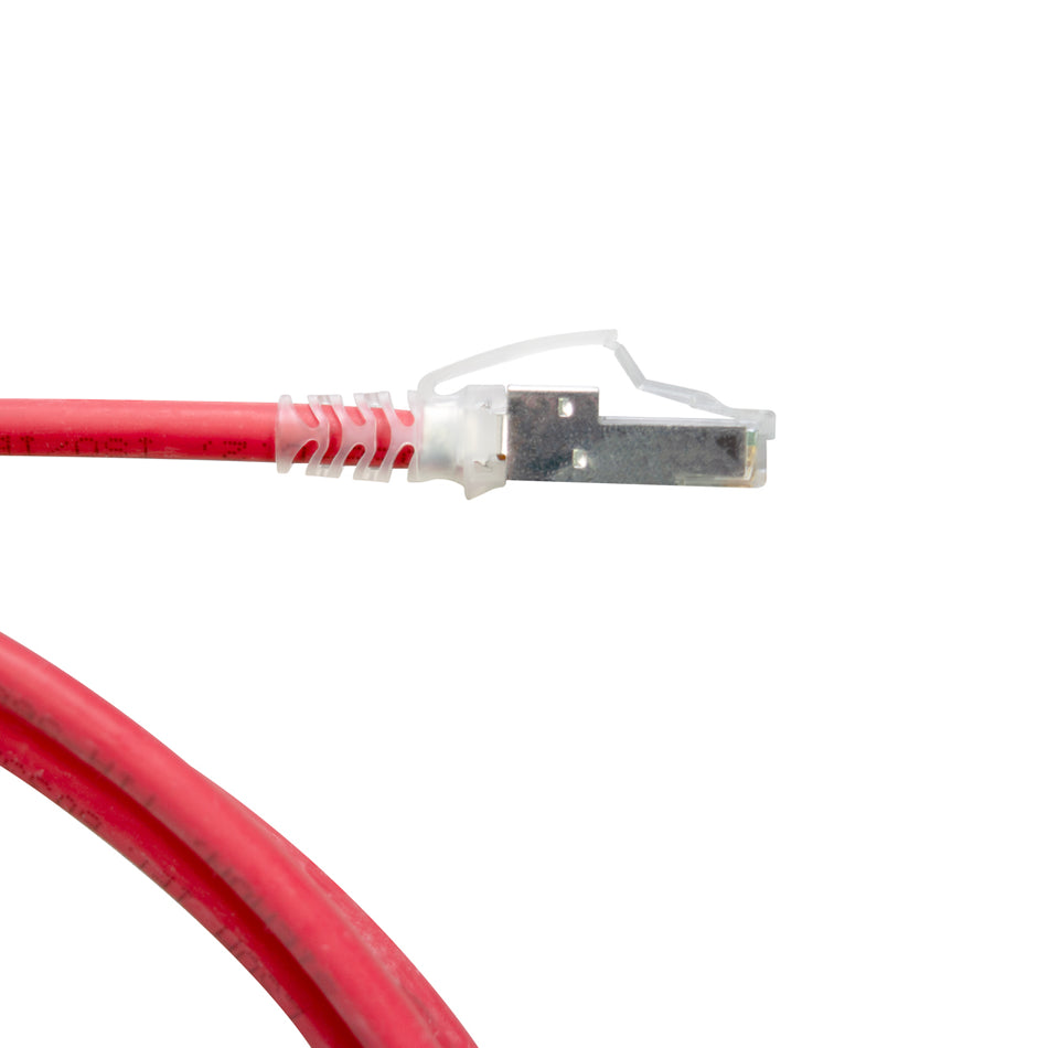 SIEMON ZM6A-S07-03 Patch Cord S/FTP RJ-45, 4 Pares, Cat.6A, LSOH Z-MAX 2.1m. Rojo