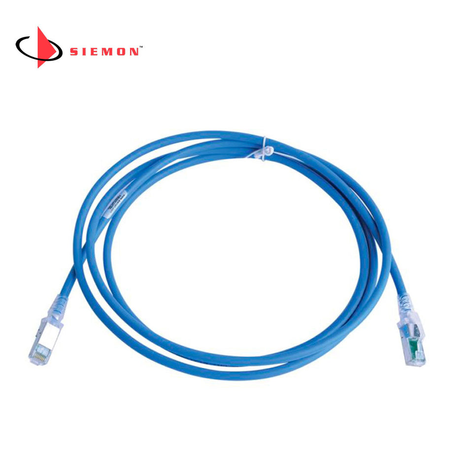 SIEMON ZM6A-S07-06B, Patch Cord S-FTP 2M Z-MAX, Color Azul