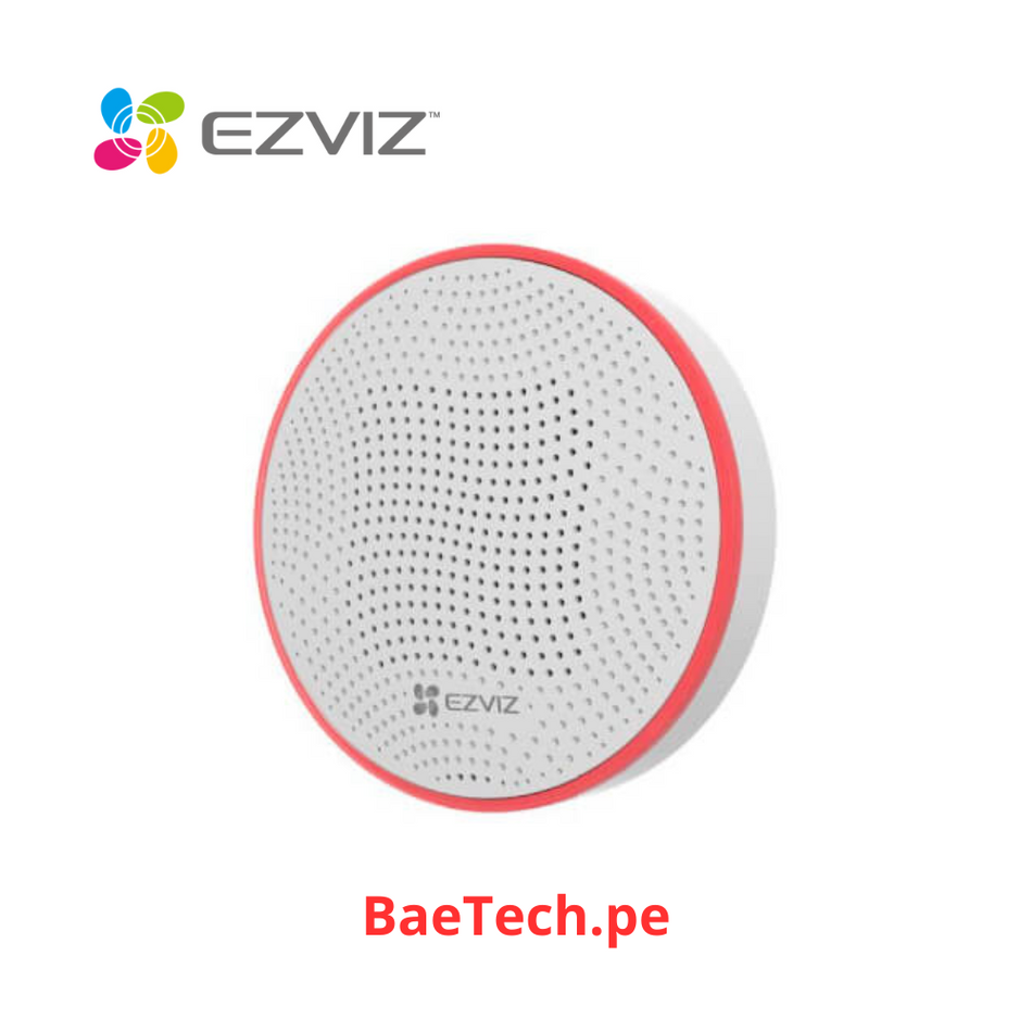 Sirena Inalámbrica EZVIZ T9C con Luz Estrobo 105Db Exterior
