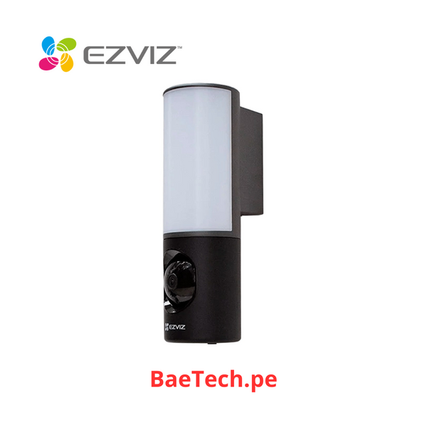 Camara de vigilancia wifi inalambrico EZVIZ LC3 IP IA con lampara de pared inteligente 2k 4mp uso hogar exterior microfono y parlante incorporado - CS-LC3-A0-8B4WDL