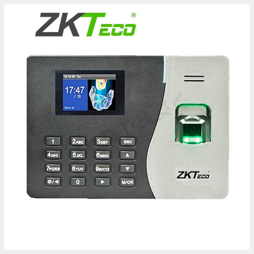 Reloj biométrico para Control de asistencia ZKTECO K14 PRO con Huella, tarjeta RFID y Clave 3000 usuarios, TCP/IP. Trabaja con Software Biotime o Zktime 5.0