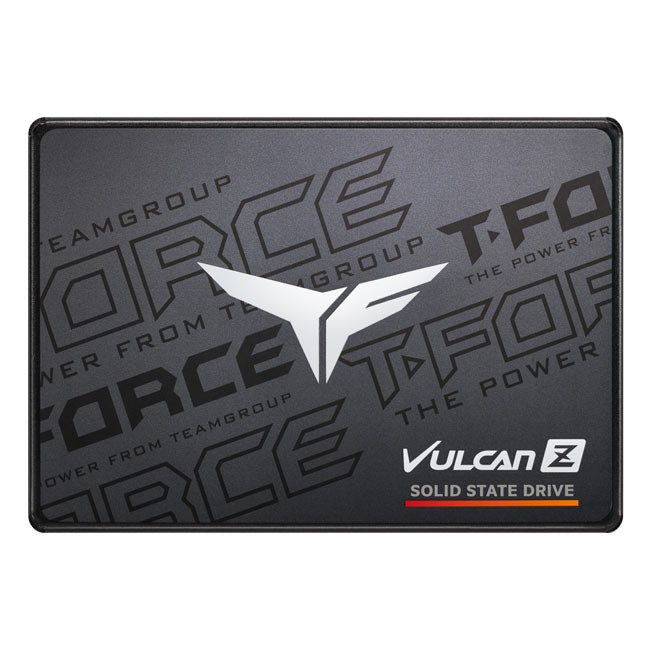 Unidad en estado solido T-FORCE VULCAN Z, 512GB, SATA 6Gb/s, 2.5", Negro, DC +5V