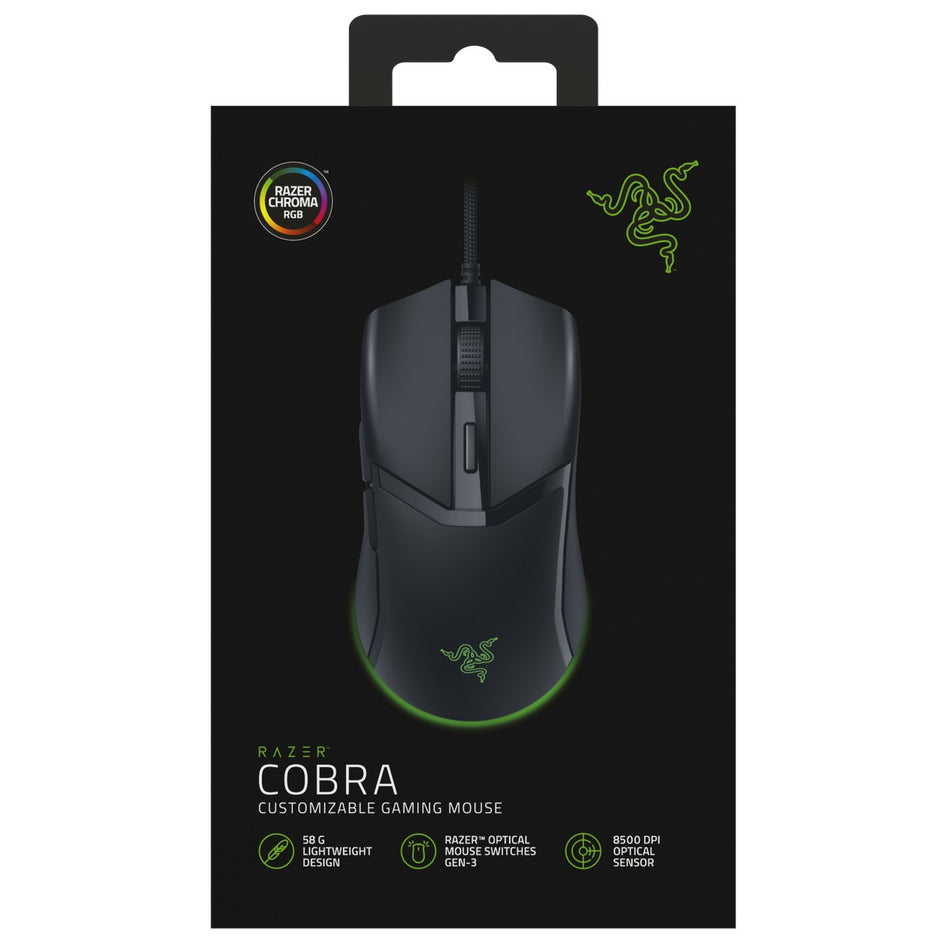 RATÓN RAZER COBRA 8500 DPI CHROMA NEGRO (RZ01-04650100-R3M1)
