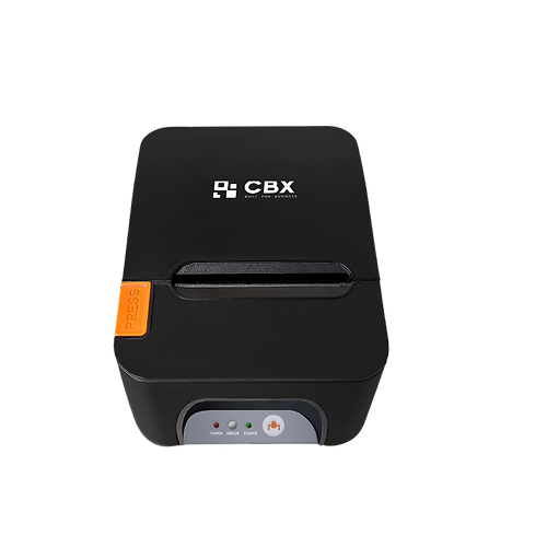 Impresora termica ticketera para facturas y boletas electronicas CBX POS-89E 250mm/s, ancho 80mm, cortador automatico, USB, ETHERNET, negro