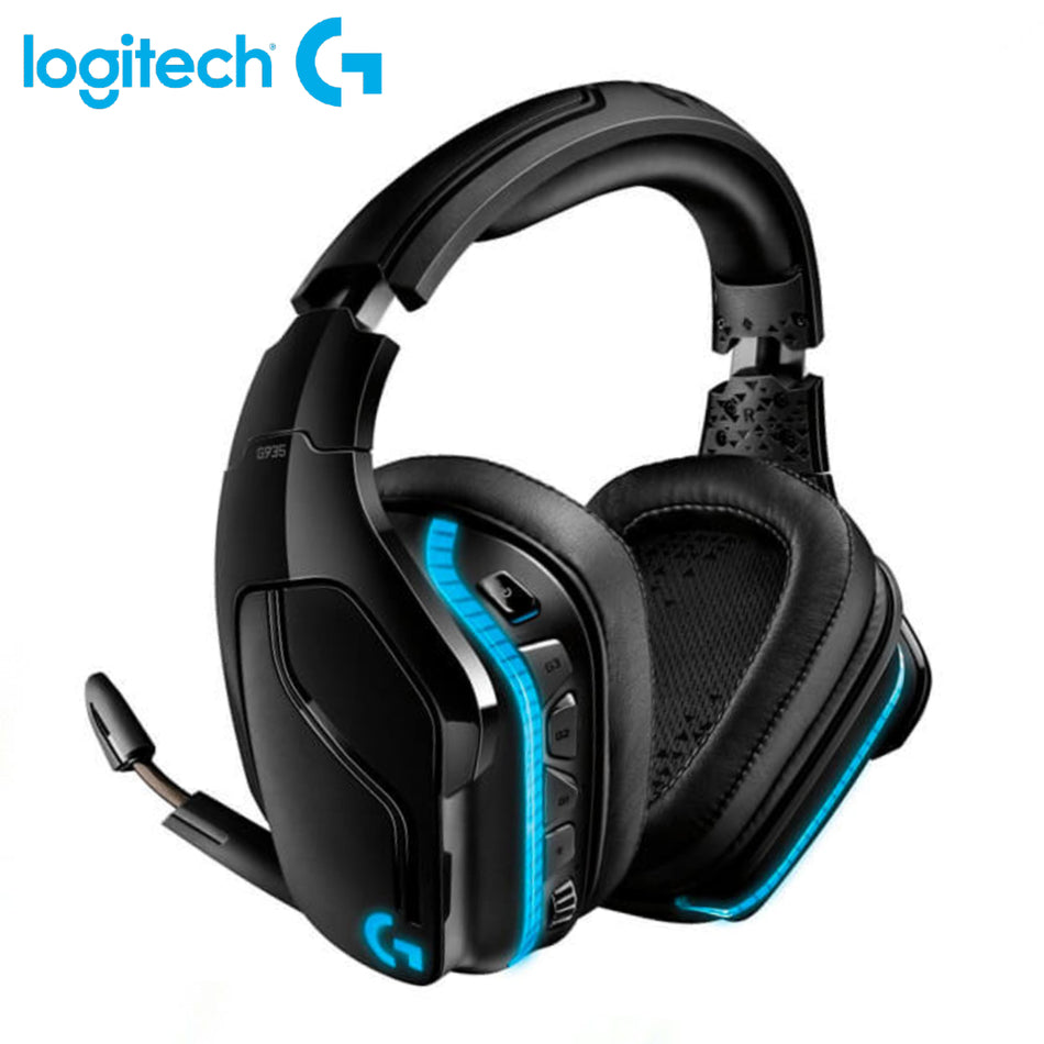 AUDIFONO C/MICROF. LOGITECH G935 RGB INALÁMBRICO 7.1 ENVOLVENTE NEGRO (981-000742)
