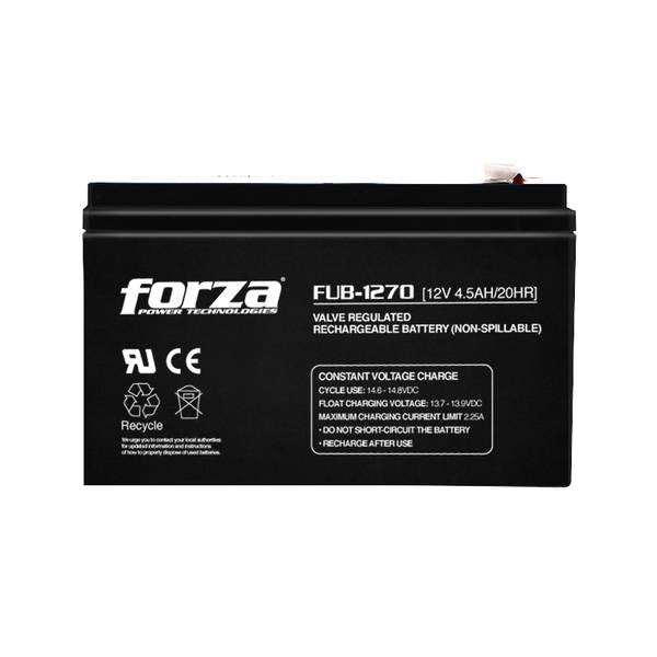Bateria AGM Forza FUB-1270 12V 7Ah Acido Plomo