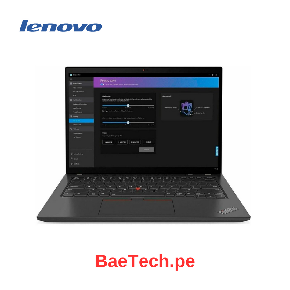 Laptop Lenovo ThinkPad T14 Gen 4 21HE0010LM 35.6cm (14") - 2.2K - Intel Core i7 13a Gen i7-1355U - 16GB - 1TB SSD - Español Teclado - Negro