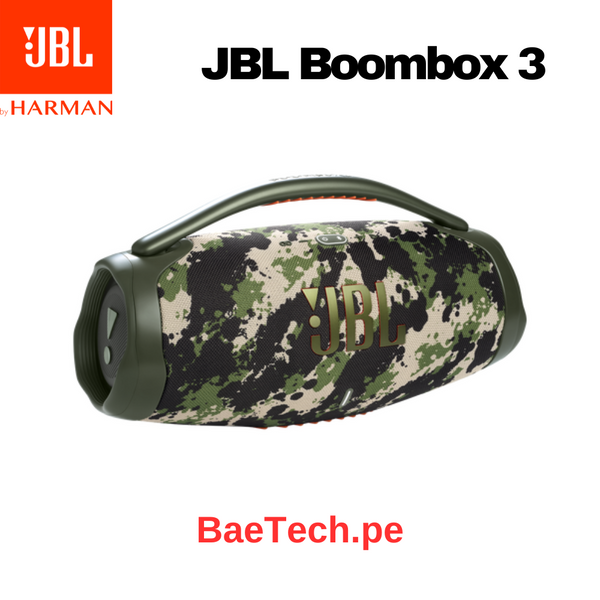 PARLANTE JBL BOOMBOX 3, BLUETOOTH RESISTENTE AL AGUA IP67, HASTA 24 HORAS DE REPRODUCCIÓN