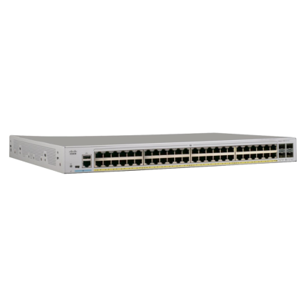 CISCO - SWITCH CATALYST 1000 CON 48 PUERTOS 10/100/1000, CUATRO PUERTOS 10G SFP - C1000-48T-4X-L