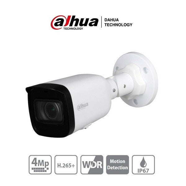 IPC-HFW1431T-ZS-2812-S4 – TUBO EXTERIOR | CMOS 1/3” ICR | 4MP | 2K | WDR | IR 50M | IP67 | PoE