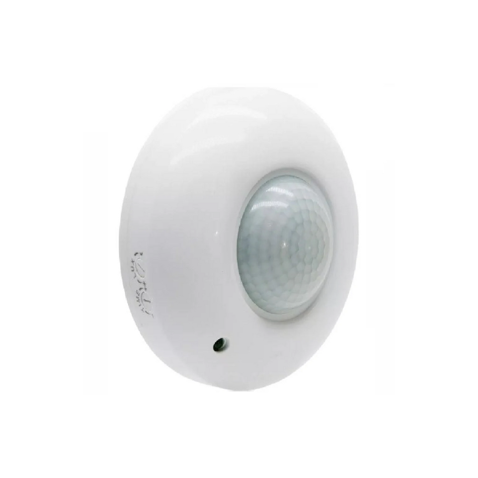 DIMAX DS-W-P19B - SENSOR DE ILUMINACION DE TECHO EN UN RANGO DE 360 GRADOS, 3 DETECTORES, 10SEC-7MIN, COLOR BLANCO