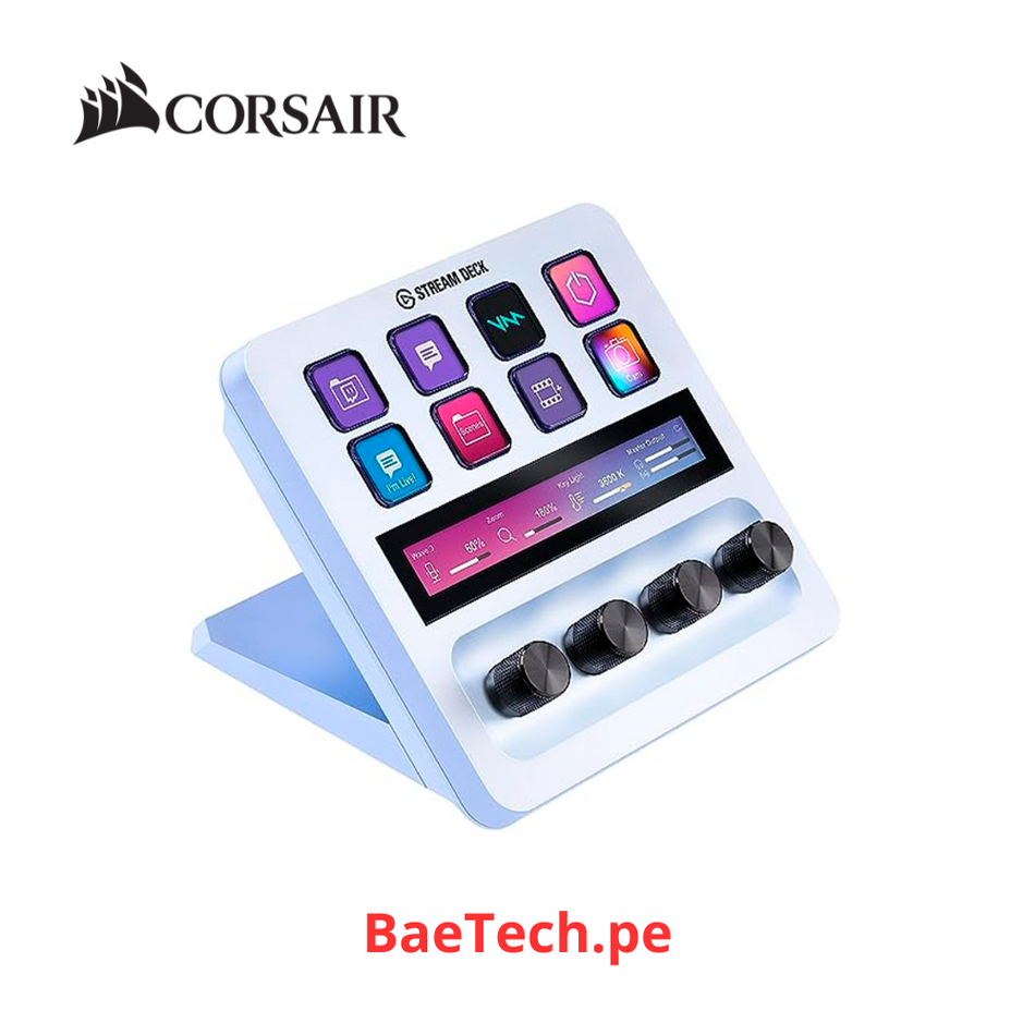 Corsair Mezclador de audio Elgato Stream Deck + - USB - Blanco