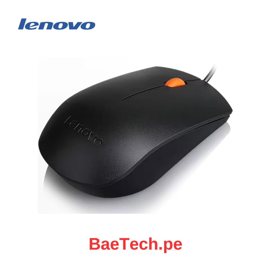 Mouse Lenovo 300 cable Usb Negro - GX30M39704
