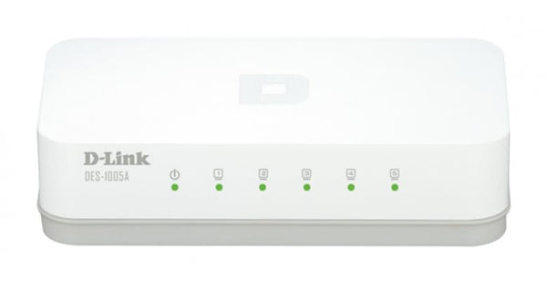 D-LINK DES-1005A - Switch 5 RJ-45 10/100 Mbps Auto MDI/MDI-X Presentación en caja