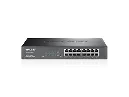 Switch gigabit inteligente de 16 puertos TP-LINK SG1016DE montaje en rack auto MDI/MDIX