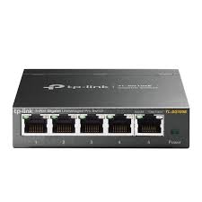 Switch gigabit inteligente de 5 puertos TP-LINK SG105E 10/100/1000Mbps auto MDI/MDIX